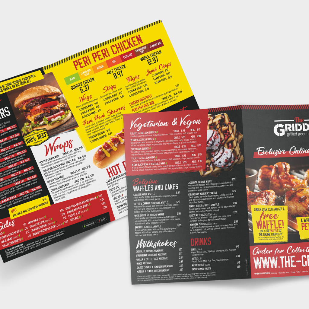 Menu design